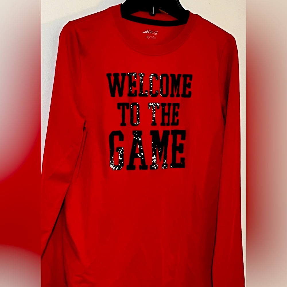 bcg | Long Sleeve | Red/Black | Large